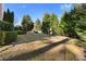Beautiful yard featuring mature shrubs and evergreen trees at 971 Ashebrooke Ne Ct, Marietta, GA 30068