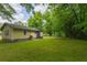 Expansive backyard with mature trees, perfect for recreation and enjoying nature at 525 Baker Nw Cir, Atlanta, GA 30318