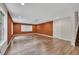Large bonus room with wood-look floors, recessed lighting, and a projector screen at 204 Starwood Ct, Acworth, GA 30102