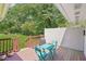 Outdoor deck with furniture offers a perfect spot for dining or relaxing, overlooking the grassy backyard at 905 Scott Sw Ln, Marietta, GA 30008