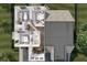 Floor plan showing upper level layout including bedrooms and bathrooms at 0 Paige St, Dallas, GA 30157