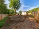 Large fenced backyard offering privacy and potential for landscaping and outdoor activities at 3215 Woodview Se Dr, Smyrna, GA 30082