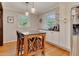 Cozy breakfast nook with a wooden table, adjacent to the kitchen area at 3215 Woodview Se Dr, Smyrna, GA 30082