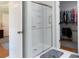 Bathroom shower with glass doors and access to a walk-in closet with ample storage at 21 Devin Lane Ln, Euharlee, GA 30145