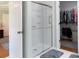 Bathroom showcases a glass-enclosed shower and convenient access to a walk-in closet at 21 Devin Lane Ln, Euharlee, GA 30145