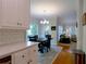 View from kitchen to the breakfast and living room with hardwood flooring at 21 Devin Lane Ln, Euharlee, GA 30145