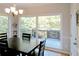 Bright dining room with backyard deck access through sliding glass doors at 21 Devin Lane Ln, Euharlee, GA 30145