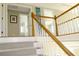 Staircase features carpet steps and white banister with wood trim at 21 Devin Lane Ln, Euharlee, GA 30145
