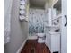 Charming bathroom featuring a shower, vanity, and great natural light at 100 Eldorado Dr, Carrollton, GA 30116