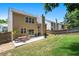 This home has a well-manicured backyard with ample space for recreation and relaxation on a sunny day at 169 Wallnut Hall Circle, Woodstock, GA 30189