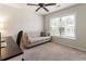 Office with comfortable seating, work space and a large window at 169 Wallnut Hall Circle, Woodstock, GA 30189