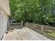 Back deck overlooking a large, tree-filled backyard at 3388 Hamilton Mill Rd, Buford, GA 30519