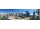Expansive panoramic city view featuring modern architecture and clear blue skies at 860 Peachtree Ne St # 1613, Atlanta, GA 30308