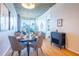 Dining space featuring a table with city views from the window at 860 Peachtree Ne St # 1613, Atlanta, GA 30308