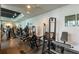 Spacious fitness center with weight machines and mirrored walls at 860 Peachtree Ne St # 1613, Atlanta, GA 30308