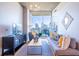 Bright living room featuring floor-to-ceiling windows with beautiful city views at 860 Peachtree Ne St # 1613, Atlanta, GA 30308