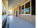 View of the home's covered front porch, featuring new lighting and trim at 280 Hitchcock Rd, Dallas, GA 30157
