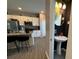 Kitchen with stainless steel appliances, granite countertops, white cabinets and breakfast bar at 3615 Hawthorne Terrace, Atlanta, GA 30337
