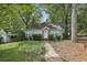 Charming single-story home with a stone accented front door and an unkept front yard at 1864 Madrona Nw St, Atlanta, GA 30318