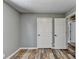 Neutral bedroom with modern floors and two large closets at 4751 Shay Ter, Buford, GA 30519