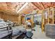 Unfinished basement, ready for customization, offering ample storage space at 1301 Ficklen Church Way, Canton, GA 30114