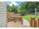 Stunning deck featuring stairs, a hot tub, lush greenery, and a peek at the pool area, perfect for outdoor relaxation at 1301 Ficklen Church Way, Canton, GA 30114