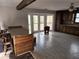 Bright and spacious kitchen featuring a large bay window with bar seating at 125 Toccoa Rd, Carrollton, GA 30116