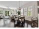Open living space with views of both the living room and dining area, and lots of light at 502 Abbington River Ln, Atlanta, GA 30339