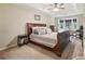 Primary bedroom with trey ceilings and bay window at 1369 Willowbrook Sw Dr, Marietta, GA 30064