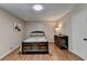 Bedroom featuring an ornate wooden bed frame and hardwood floors at 262 Somerset Ct, Lawrenceville, GA 30044