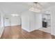 A bright living room flows into an updated kitchen, complete with modern stainless steel appliances and ample counter space at 2773 Fairlane Dr, Atlanta, GA 30354