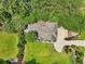 Stunning aerial view of the property showcasing the lush landscaping and architectural details at 5172 Roswell Rd, Marietta, GA 30062