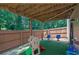 Covered patio and fenced backyard is perfect for outdoor entertaining and relaxation at 2333 White Oak Se Bnd, Smyrna, GA 30080