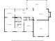Detailed main floor plan showcasing layout with kitchen, dining room, living room, and garage at 4601 Tall Pines Nw Dr, Atlanta, GA 30327