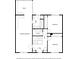 Upstairs floor plan showcasing primary bedroom, bathroom, two additional bedrooms, and hallway at 4601 Tall Pines Nw Dr, Atlanta, GA 30327