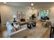 Cozy living room with neutral tones, stylish furniture, and modern lighting at 4601 Tall Pines Nw Dr, Atlanta, GA 30327
