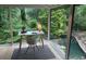 Bright home office space featuring natural light, modern desk, and verdant backyard view at 4601 Tall Pines Nw Dr, Atlanta, GA 30327