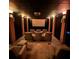Comfortable home theater room with theater seating and a large screen for entertainment at 4601 Tall Pines Nw Dr, Atlanta, GA 30327