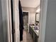 Bathroom featuring a vanity with granite countertop, tile flooring, and ample storage at 3230 Plymouth Rock Dr, Douglasville, GA 30135