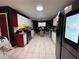 Spacious kitchen features contrasting cabinets and lots of countertop space at 3230 Plymouth Rock Dr, Douglasville, GA 30135