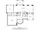 Basement level floor plan layout including the recreation room, bedroom and exercise room at 3495 Mill Bridge Dr, Marietta, GA 30062