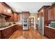 Well-equipped kitchen with stainless steel appliances, granite countertops, and ample storage space at 3495 Mill Bridge Dr, Marietta, GA 30062