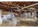Unfinished basement space with exposed beams and utilities at 2701 Log Cabin Se Dr, Atlanta, GA 30339