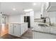 Bright kitchen boasts granite counters, stainless appliances, and large center island at 2701 Log Cabin Se Dr, Atlanta, GA 30339