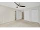 Spacious bedroom featuring neutral walls, carpet and ceiling fan at 4870 Twin Lakes Trail, Atlanta, GA 30360