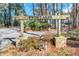Welcoming 'Twin Lakes' community entrance sign amidst a natural, wooded setting at 4870 Twin Lakes Trail, Atlanta, GA 30360