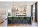 Stylish kitchen with a sleek island, stainless steel appliances, and open shelving for a modern touch at 126 Chestnut Cir, Atlanta, GA 30342