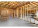 Large unfinished basement space with exposed wood beams ready for customization at 216 Orchard Trl, Canton, GA 30115