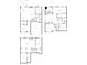 Detailed floorplan showcasing the layout of the home's multiple floors, including the basement, living area, and bedrooms at 216 Orchard Trl, Canton, GA 30115
