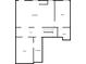 Detailed floorplan showcasing the layout of the home's basement, including the hall, basement and room at 216 Orchard Trl, Canton, GA 30115